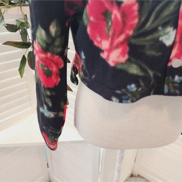 ABOUND FLORAL SOFT SNAP DOWN JACKET SIZE SMALL - Picture 4 of 8